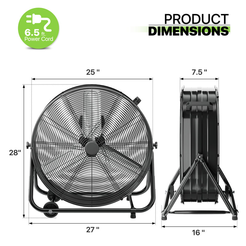 Bring Home Furniture 28'' Box Fan Wayfair